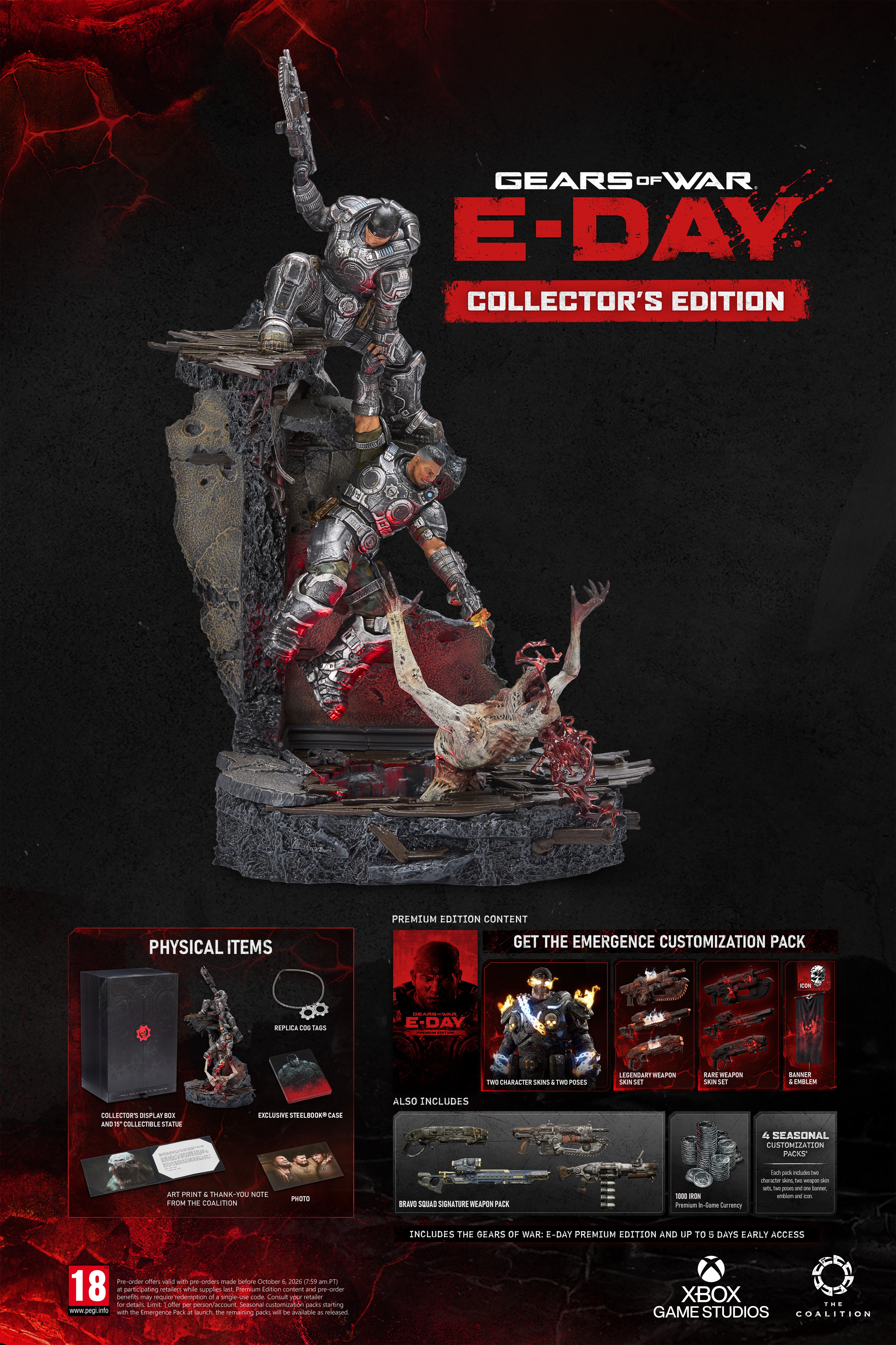 Gears of War E-Day Collector's Edition – XBOX Game Studios Shop International
