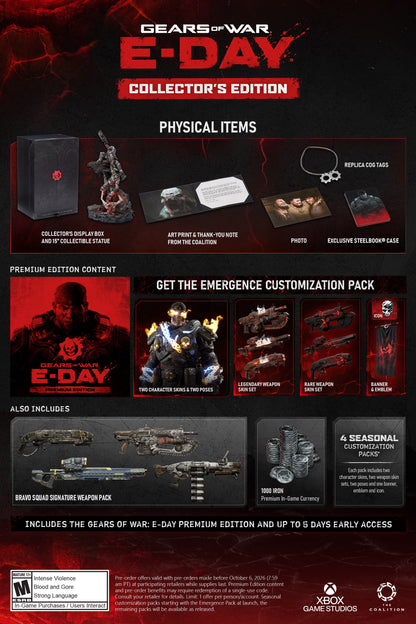 Gears of War E-Day Collector’s Edition